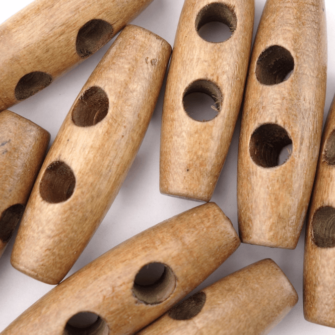 Hovedbilde Duffelcoat Lys Brun - 40 mm Tre Knapp