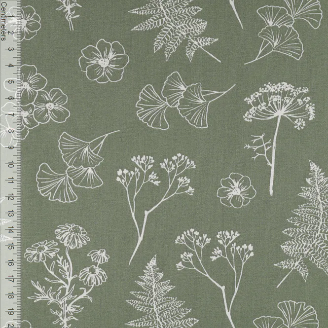 Hovedbilde Flora Green - Fast Bomull