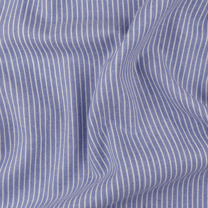Hovedbilde Lys Blå Striper - Polycotton