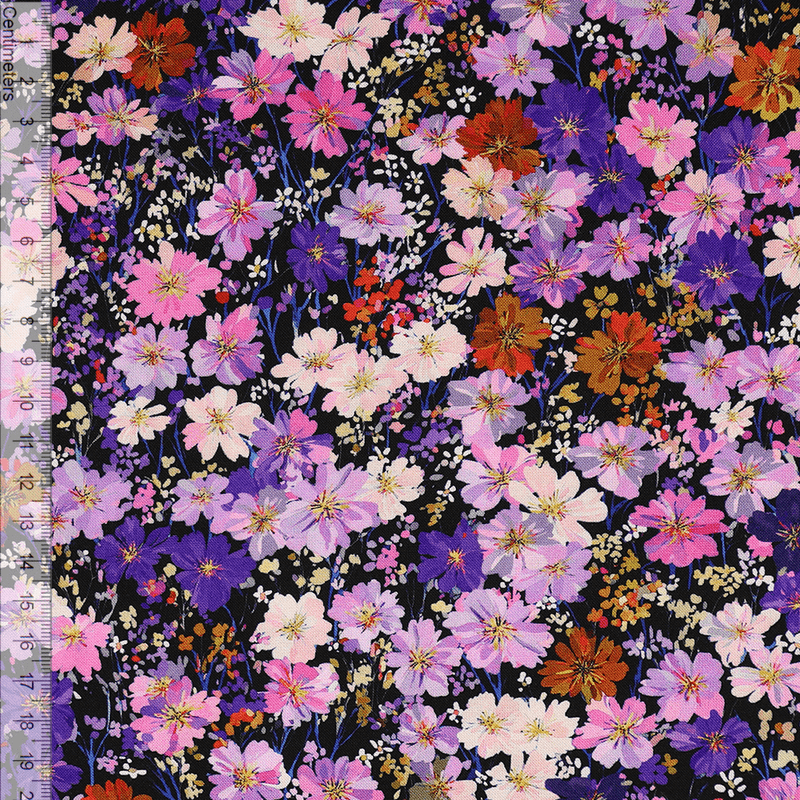 Blomstereng - Vevd Viskose