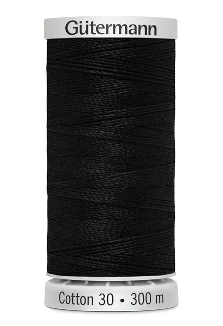 Hovedbilde Sort 1005 - Cotton 30 Sytråd 300 m