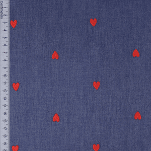 Hovedbilde Hjertelig - Brodert Chambray