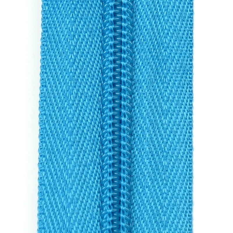 Turkis - Glidelås metervare 6mm