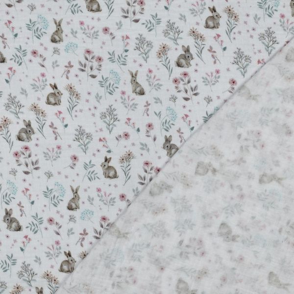 Flower Bunny - Musselin