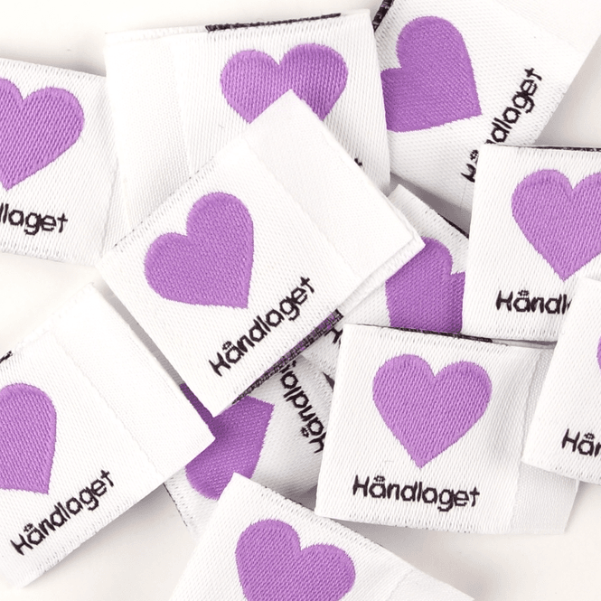 Hovedbilde Håndlaget Merkelapp Lilla - 10 stk