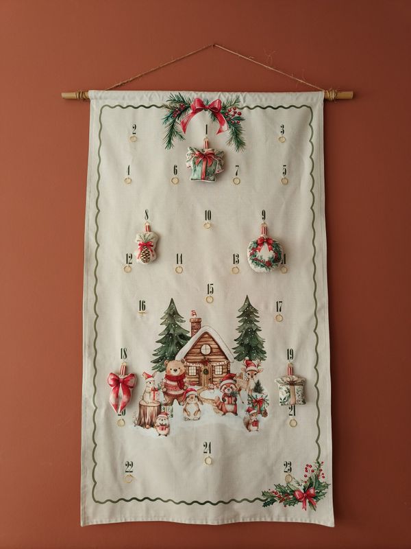 Adventskalender Panel Kanvas