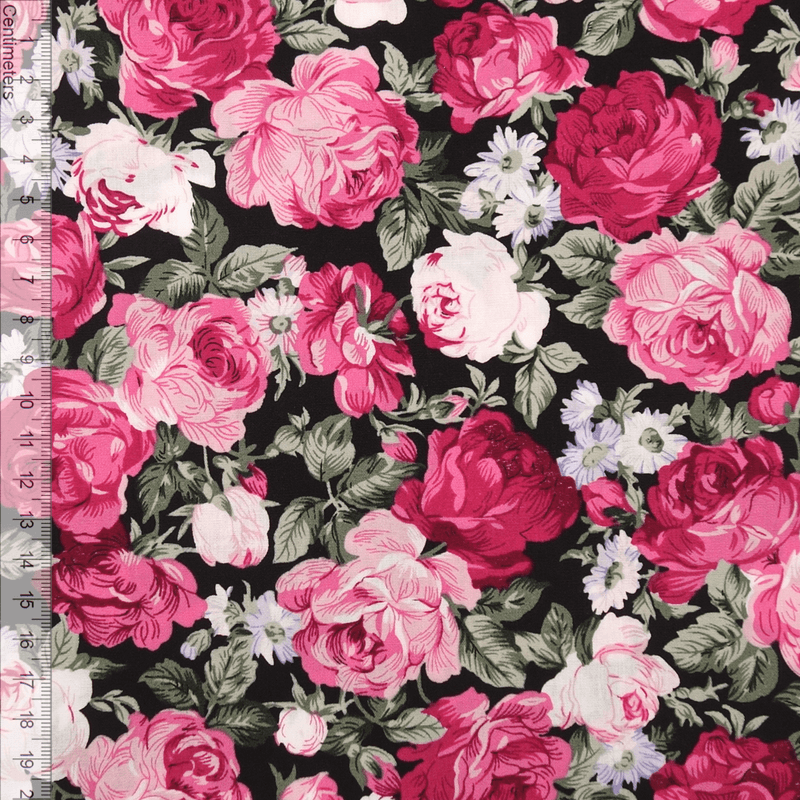 Rosy Black/Pink - Fast Bomull