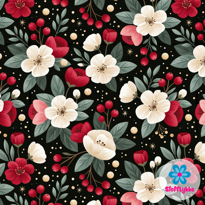 Hovedbilde Festive Bloom - French Terry