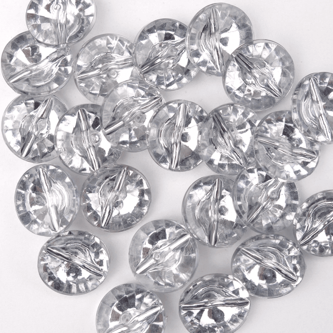 Hovedbilde Diamant Akryl - 11 mm Plast Knapp