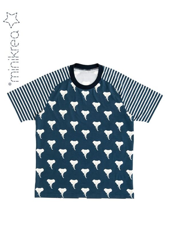 Raglan T-Skjorte Barn og Herre - Minikrea 66220