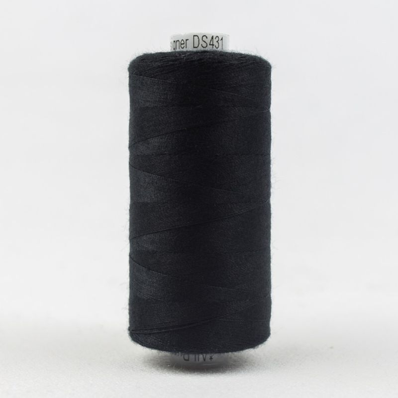 Black - Wonderfil Designer sytråd 1000m