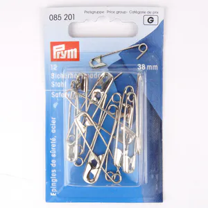 Hovedbilde Sikkerhetsn&aring;ler 12 stk/38 mm - Prym