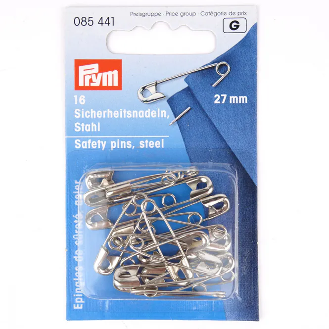 Hovedbilde Sikkerhetsnåler 16 stk/27 mm - Prym