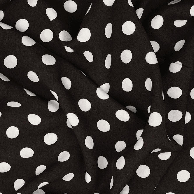 Hovedbilde Small Dotty Mokka - Vevd Viskose
