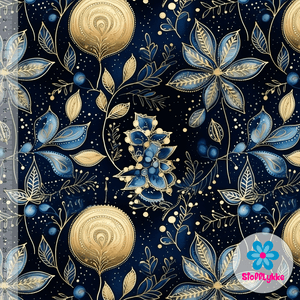 Hovedbilde Glam Blue Christmas - French Terry