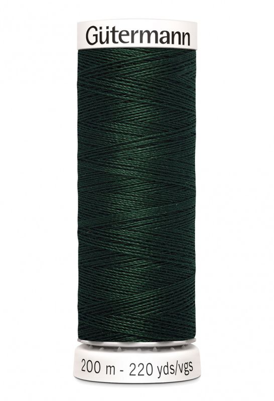 Mørk Skogsgrønn 472 - Polyester Sytråd 200 m