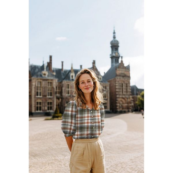 Checks Olive - Flanell