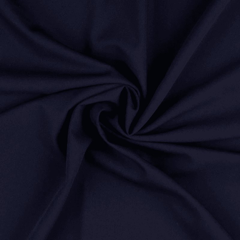 Marineblå - Twill m/ull