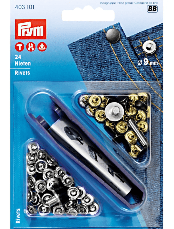 Niter 9 mm Sølv - Prym