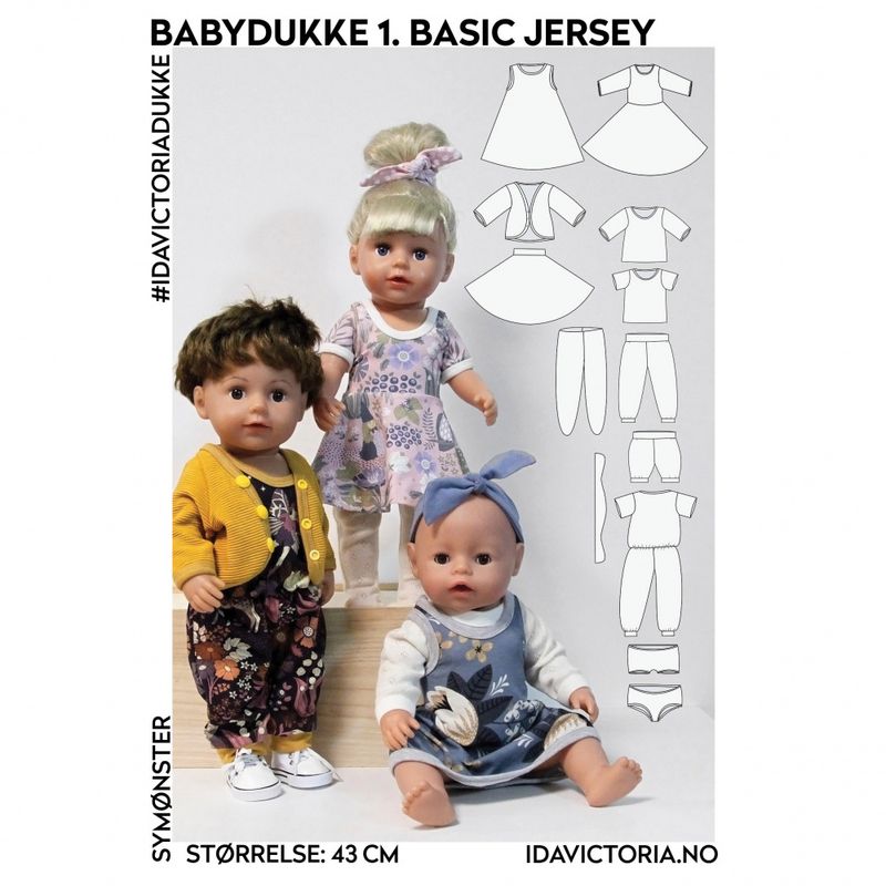 Babydukke - Basic Jersey - Ida Victoria
