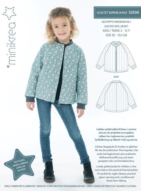 Hovedbilde Quiltet Jakke Barn - Minikrea 33500