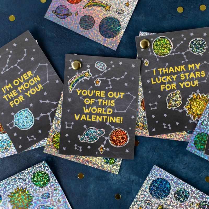 Silhouette Printable Holographic Dot Stickers