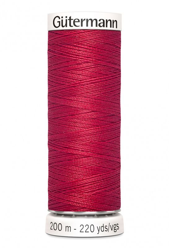 Lys Maroon 383 - Polyester Sytråd 200 m