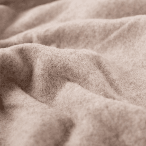 Ecru Melert - Merinoull Fleece