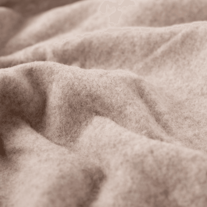 Ecru Melert - Merinoull Fleece