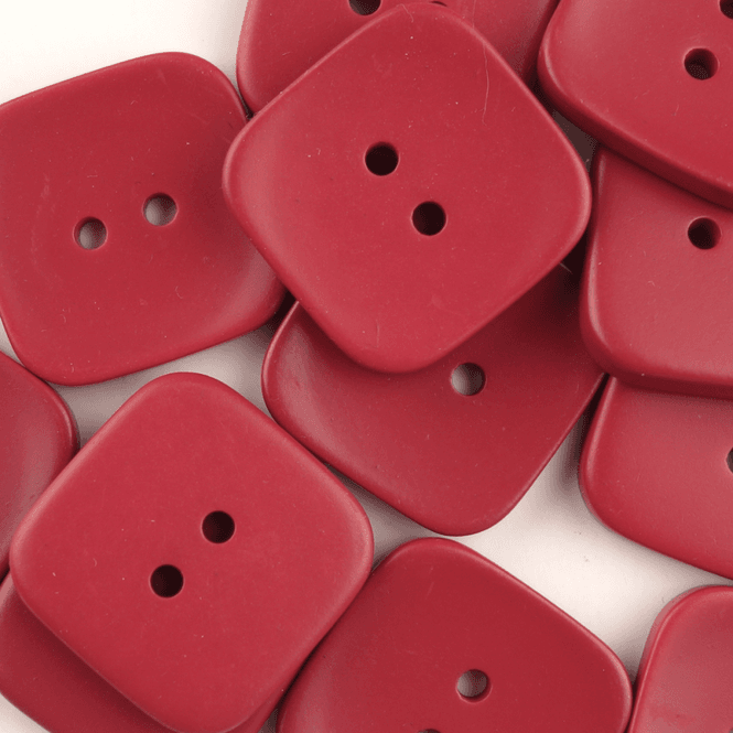 Hovedbilde Monaco Mini Rød - 21 mm Resin Knapp