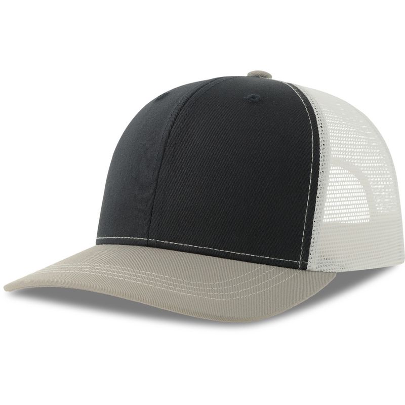 M096 Sonic-S Caps - Navy/Grey Melange/White