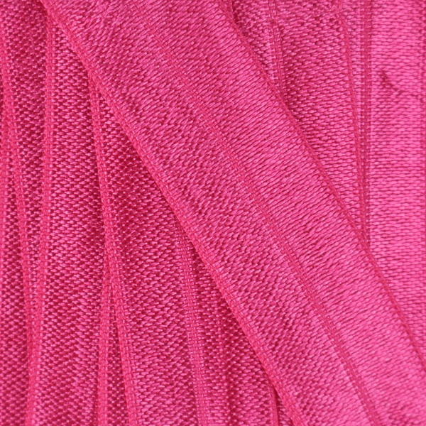 Mørk Rosa Foldestrikk - 3 meter