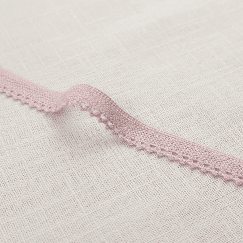 Eve Lace Støvrosa - Blondebånd 10 mm