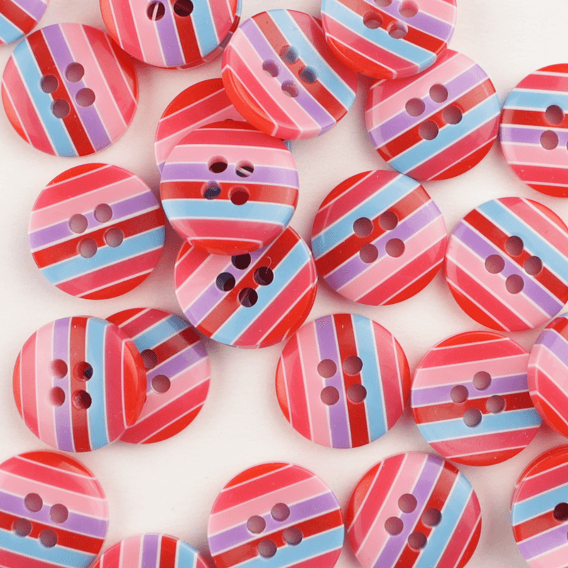 Tutti Frutti Sweet - 12 mm Resin Knapp