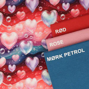 Hovedbilde Bubble Hearts - French Terry