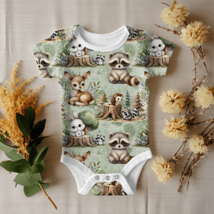 Hovedbilde Forest Friends Dusty Mint - Jersey