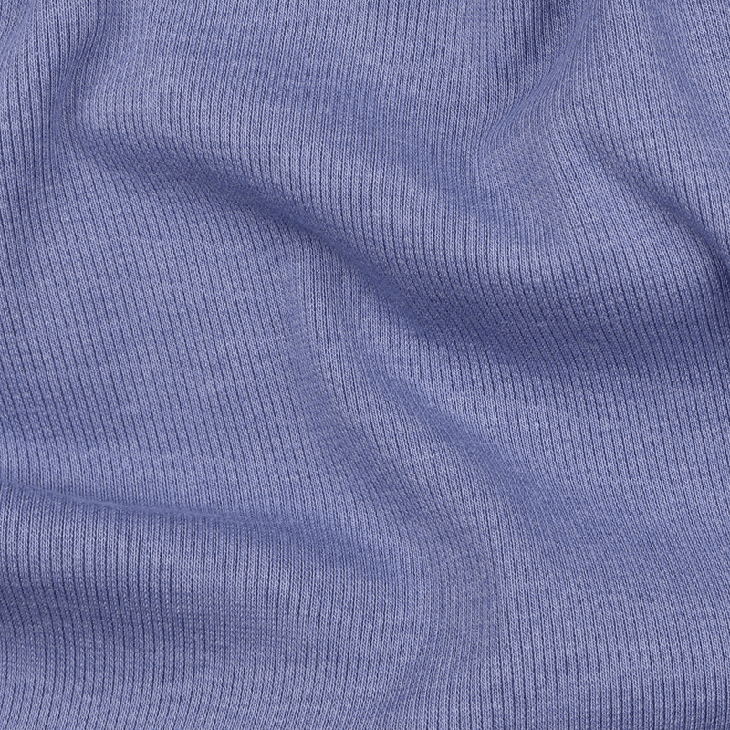 Lys Denimblå Melert - Ribbjersey