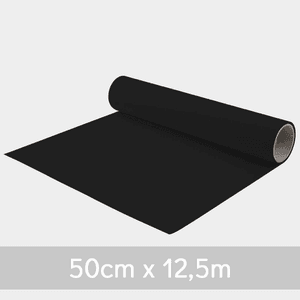 Hovedbilde HTV Sort Bulk - 50cm x 12,5meter (B-Flex)