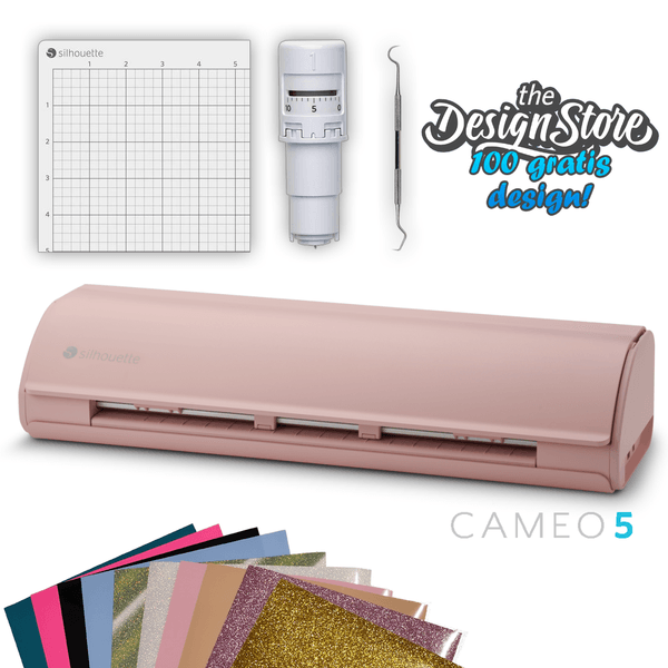 Silhouette Cameo 5 Matt Rosa m/Vinylpakke (Utfaset)