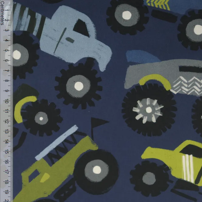 Hovedbilde Big Wheels Blue - Fast Bomull