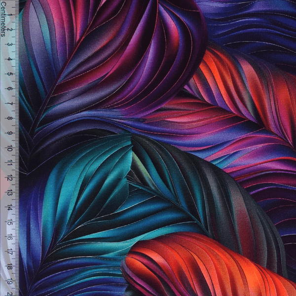 Colourful Leaves - French Terry