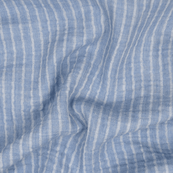 Sky Blue Stripe - Musselin