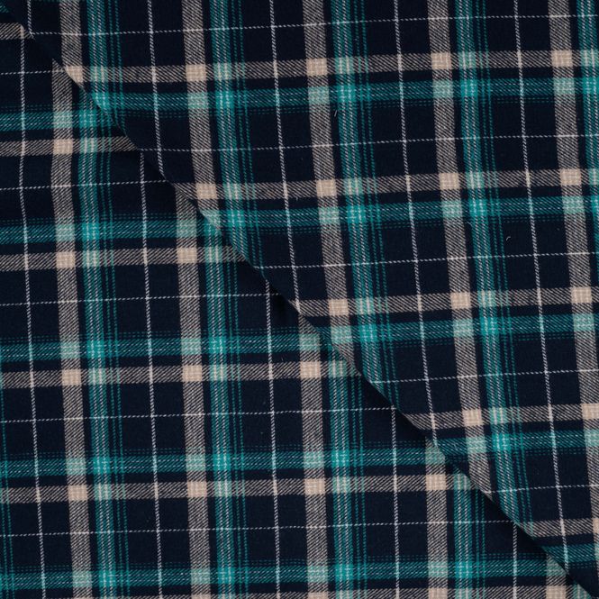 Hovedbilde Tartan Petrol - Flanell