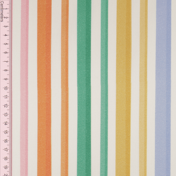 Watercolour Stripes - Fast Bomull