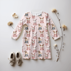 Hovedbilde Goodnight Bunnies Pink - Jersey