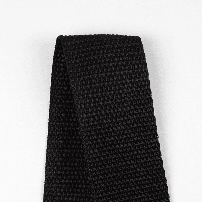 Hovedbilde Sort - Vevd Bånd Polyester 40 mm (569)