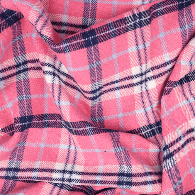 Hovedbilde Checks Rosa - Flanell