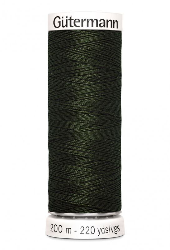 Mørk Hunter 304 - Polyester Sytråd 200 m