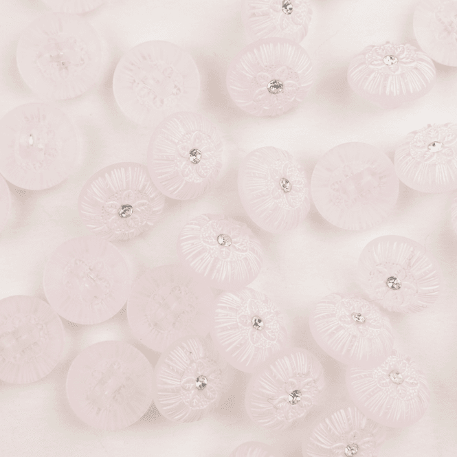Hovedbilde Soft Bloom Rose - 13 mm Resin Knapp