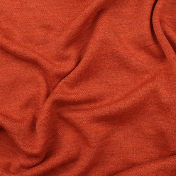 Orange Melert - Interlock Merinoull